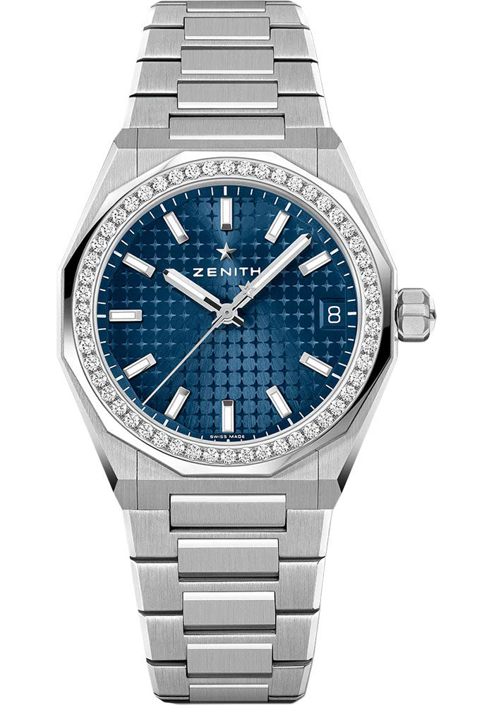 Zenith 16.9400.670/51.I001 Defy Skyline 36 36mm Steel Case - Blue Dial - Interchangeable Steel Bracelet