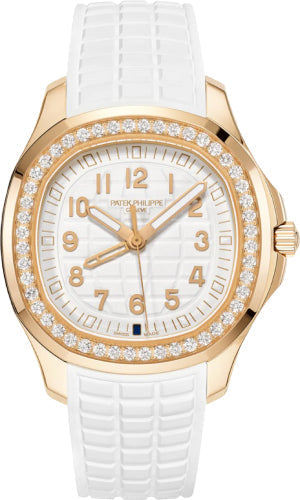 Patek Philippe Aquanaut 5269/200R-001 Luce Travel Time 38.8mm Rose Gold Diamonds White Dial Main image
