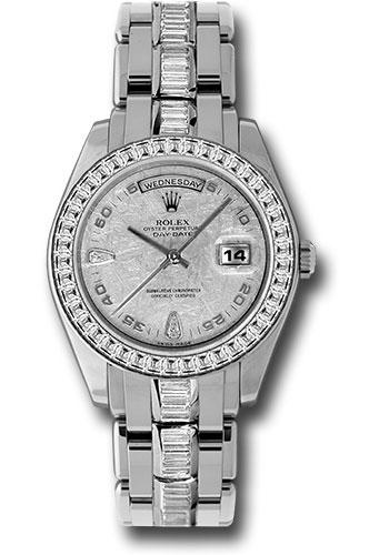 Rolex Day-Date 18956 Platinum Special Edition 39 42 Baguette Diamond Bezel - Meteorite Diamond Dial - BRIL Main image