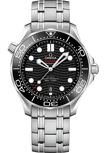 Omega Seamaster 210.30.42.20.01.001 Diver 300M Co-Axial Master Chronometer 42mm Steel Case - Unidirectional Bezel - Black Ceramic Dial Main image