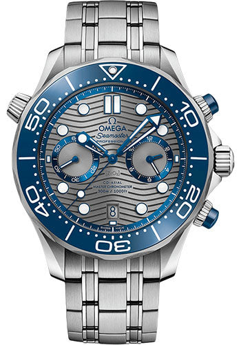 Omega Seamaster 210.30.44.51.06.001 Diver 300M Omega Co-Axial Master Chronometer Chronograph - 44mm Steel Case - Grey Dial Main image
