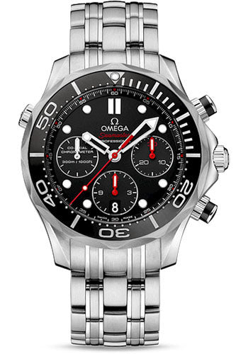 Omega Seamaster 212.30.44.50.01.001 Diver 300 M Co-Axial Chronograph 44mm Steel Case - Unidirectional Bezel - Black Dial