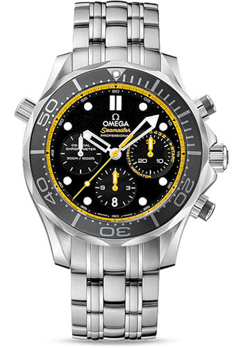 Omega Seamaster 212.30.44.50.01.002 Diver 300 M Co-Axial Chronograph 44mm Steel Case - Unidirectional Bezel - Black Dial