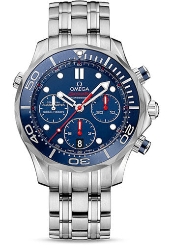 Omega Seamaster 212.30.44.50.03.001 Diver 300 M Co-Axial Chronograph 44mm Steel Case - Unidirectional Bezel - Blue Dial Main image