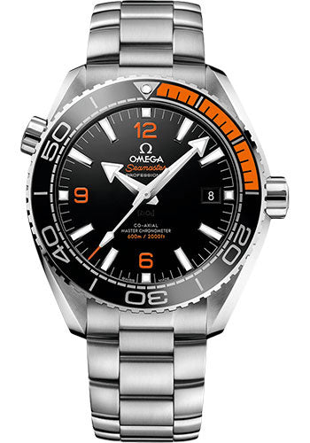 Omega 215.30.44.21.01.002 Planet Ocean 600 M Omega Co-axial Master Chronometer 43.5mm Steel Case - Unidirectional Black Ceramic Bezel - Black Ceramic Dial