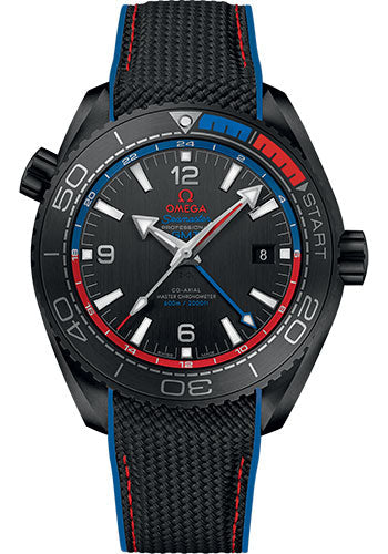 Omega Seamaster 215.92.46.22.01.004 Planet Ocean 600M Co-axial Master Chronometer GMT ETNZ Deep Black
