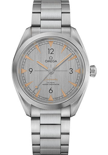 Omega Seamaster 220.10.40.20.06.001 Railmaster Omega Co-Axial Master Chronometer 40mm Steel Case - Vertically Brushed Grey Dial Main image