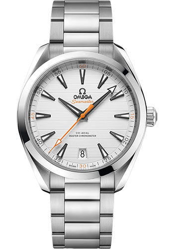 Omega 220.10.41.21.02.001 Aqua Terra 150M Co-Axial Master Chronometer 41mm Steel Case - Silvery Dial - Brushed And Polished Steel Bracelet Main image