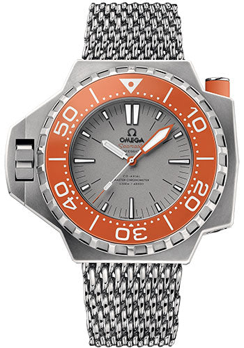 Omega Seamaster 227.90.55.21.99.002 Ploprof 1200M Co-Axial Master Chronometer 55 x 48mm Titanium Case - Bi-Directional Bezel - Grade 5 Titanium Dial - An Additional Grey Rubber Strap Main image