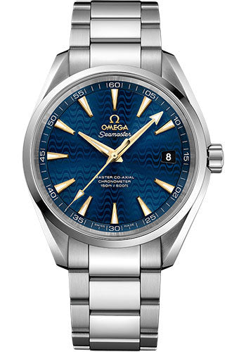 Omega Seamaster 231.10.42.21.03.006 Aqua Terra 150M Omega Master Co-Axial - 41.5mm Steel Case - Blue Dial
