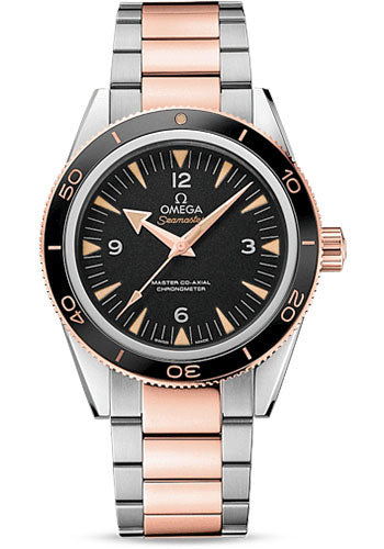 Omega Seamaster 233.20.41.21.01.001 300 Omega Master Co-Axial 41mm Steel And Sedna Gold Case - Unidirectional Sedna Gold Bezel - Black Dial Main image