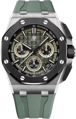 Audemars Piguet Royal Oak Offshore 26420IO.OO.A402CA.01 Chronograph Titanium Khaki Dial — 2026 Main image