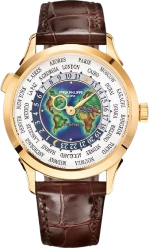 Patek Philippe World Time 5231J-001 Complications Yellow Gold 38.5mm Cloisonn Enamel Dial Main image