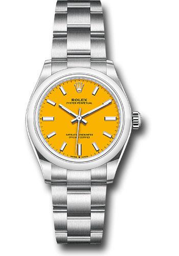 Rolex Oyster Perpetual 277200 31 Domed Bezel - Yellow Index Dial - Oyster Bracelet - 2020 Release - yio Main image