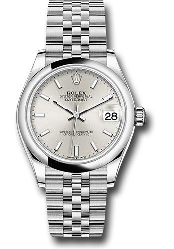 Rolex Datejust 278240 Steel and White Gold 31 Domed Bezel - Silver Index Dial - Jubilee Bracelet - 2020 Release - sij Main image