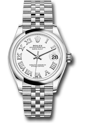 Rolex Datejust 278240 Steel and White Gold 31 Domed Bezel - White Roman Dial - Jubilee Bracelet - 2020 Release - wrj Main image