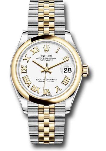 Rolex Datejust 278243 Steel and Yellow Gold 31 Domed Bezel - White Roman Dial - Jubilee Bracelet - wrj Main image
