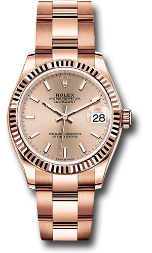 Rolex Datejust 278275 Everose Gold 31 Fluted Bezel - Rose Index Dial - Oyster Bracelet - rsio Main image