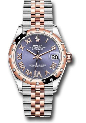 Rolex Datejust 278341RBR Steel and Everose Gold 31 24 Diamond Bezel - Chocolate Diamond Roman VI Dial - Jubilee Bracelet - aubdr6j Main image