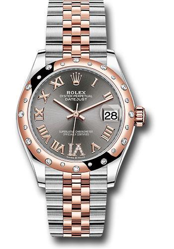 Rolex Datejust 278341RBR Steel and Everose Gold 31 24 Diamond Bezel - Mother-Of-Pearl Diamond Dial - Jubilee Bracelet - dkrhdr6j Main image