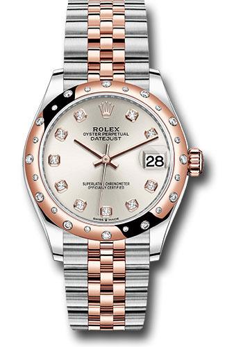 Rolex Datejust 278341RBR Steel and Everose Gold 31 24 Diamond Bezel - Rose Diamond Dial - Jubilee Bracelet - sdj Main image