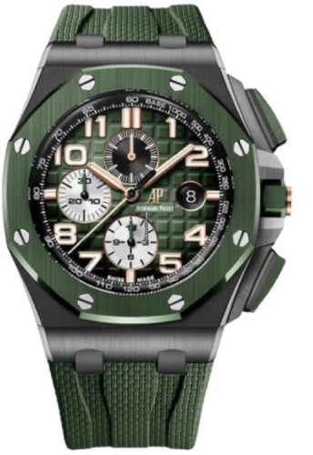 Audemars Piguet Royal Oak Offshore 26405CE.OO.A056CA.01 44mm Chronograph Ceramic Green Bezel Main image