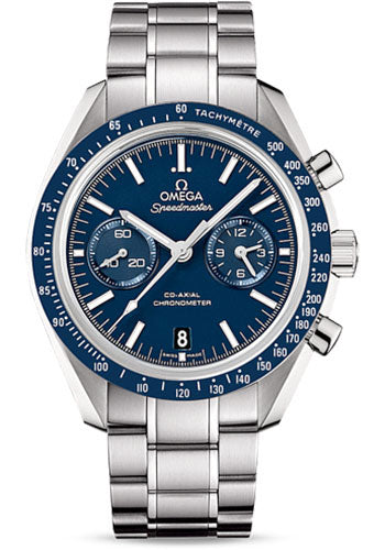 Omega Speedmaster 311.90.44.51.03.001 Moonwatch Co-Axial Chronograph 44.25mm Steel Case - Blue Tachymeter Bezel - Blue Dial Main image