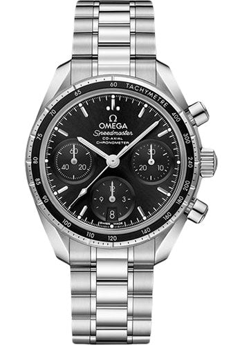 Omega Speedmaster 324.30.38.50.01.001 38 Co-Axial Chronograph 38mm Steel Case - Black Dial