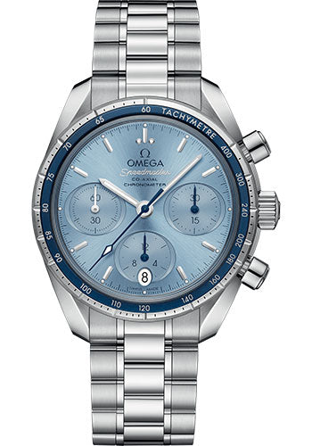 Omega Speedmaster 324.30.38.50.03.001 38 Co-Axial Chronograph 38mm Steel Case - Blue Dial