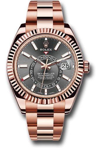 Rolex Sky-Dweller 326935 Everose Gold Dark Rhodium Index Dial - Oyster Bracelet - dkr Main image