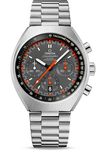 Omega Speedmaster 327.10.43.50.06.001 Mark II Co-Axial Chronograph 42.4mm Barrel-Shaped Polished And Brushed Steel Case - Grey Dial - Steel Bracelet Main image
