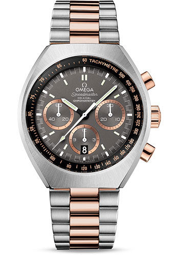 Omega Speedmaster 327.20.43.50.01.001 Mark II Co-Axial Chronograph 42.4mm Steel - Sedna Gold Case - Grey Dial - Steel And Sedna Gold Bracelet