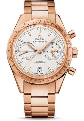Omega Speedmaster 331.50.42.51.02.002 '57 Omega Co-Axial Chronograph 41.5mm Red Gold Case - Brushed Bezel - Silver Dial Main image