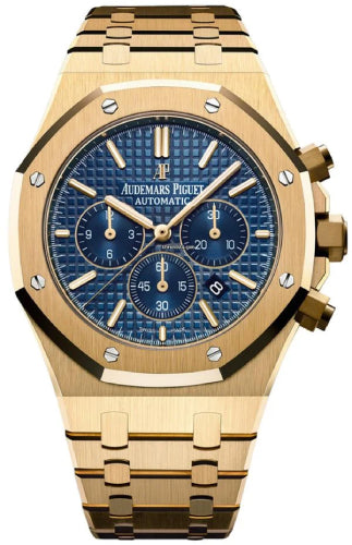 Audemars Piguet Royal Oak Chronograph 26320BA.OO.1220BA.02 Yellow Gold 41mm Blue Dial Main image