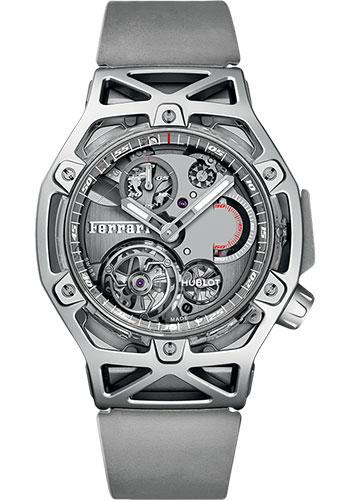 Hublot 408.JW.0123.RX Novelties Techframe Ferrari Tourbillon Chronograph Sapphire White Gold Limited Edition of 70 Main image