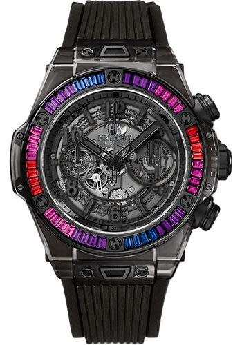 Hublot Big Bang 411.JB.4901.RT.4098 Unico All Black Sapphire Galaxy Limited Edition of 50