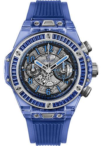 Hublot Big Bang 411.JL.4809.RT.1901 Unico Blue Sapphire Baguettes
