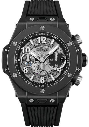 Hublot Big Bang 421.CI.1170.RX Unico Black Magic 44mm - Black Skeleton Dial - Black Rubber Strap