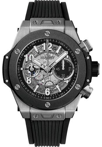 Hublot Big Bang 421.NM.1170.RX Unico Titanium Ceramic 44mm - Black Skeleton Dial - Black Rubber Strap