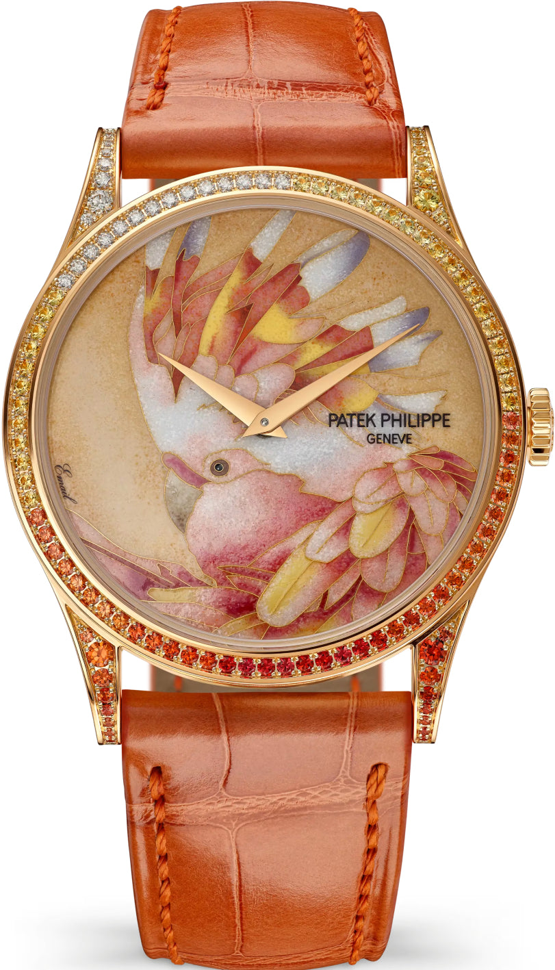 Patek Philippe Calatrava 5077/210R-001 Rose Gold / Leadbeater’s Cockatoo — 2026