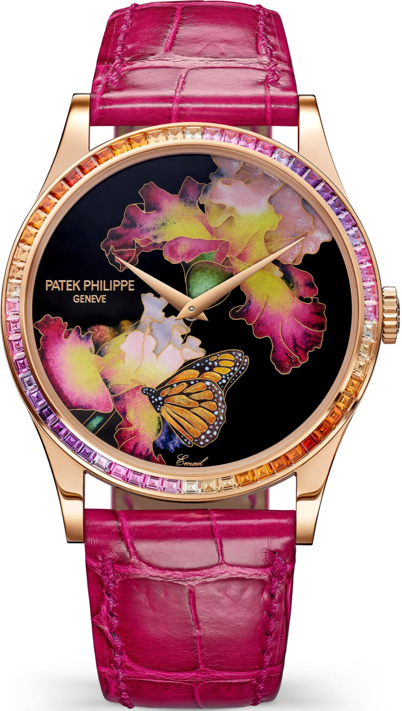 Patek Philippe Calatrava 5077/356R-001 Rose Gold / Pink Butterfly — 2026 Main image