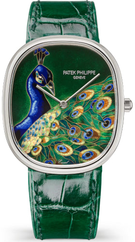 Patek Philippe Golden Ellipse 5738/50G-041 5738 White Gold / Blue Peacock — 2026 Main image