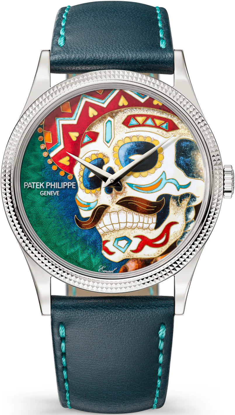 Patek Philippe Calatrava 5177G-057 White Gold / Man with a Mustache — 2026 Main image