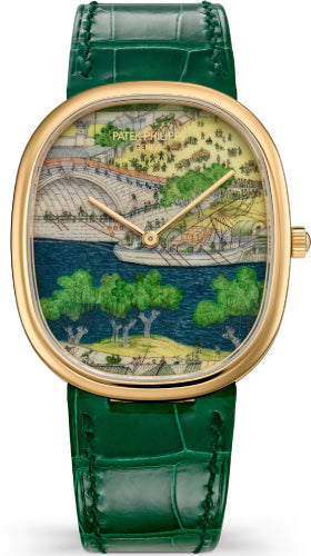 Patek Philippe Golden Ellipse 5738/50J-015 Yellow Gold / Festivities by the River — 2026