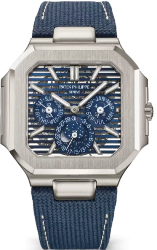 Patek Philippe Cubitus 5840P-001 Perpetual Calendar Skeleton Platinum / Blue — 2026