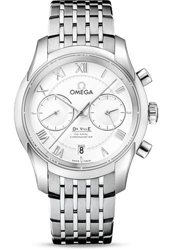 Omega De Ville 431.10.42.51.02.001 Co-Axial Chronograph 42mm Steel Case - Silver Dial Main image