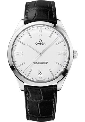 Omega De Ville 432.53.40.21.52.001 Tresor Master Co-Axial Limited Edition of 88 40mm White Gold Case - Domed -Silver Dial - Black Leather Strap
