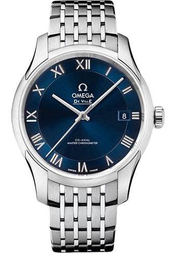 Omega De Ville 433.10.41.21.03.001 Hour Vision Co-Axial Master Chronometer 41mm Steel Case - Two-Zone Blue Dial Main image