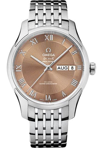 Omega De Ville 433.10.41.22.10.001 Hour Vision Co-Axial Master Chronometer Annual Calendar 41mm Steel Case - Two-Zone Bronze Dial Main image
