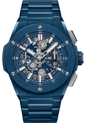 Hublot Big Bang 451.EX.5123.EX Integral Blue Ceramic 42mm - Blue Skeleton Dial